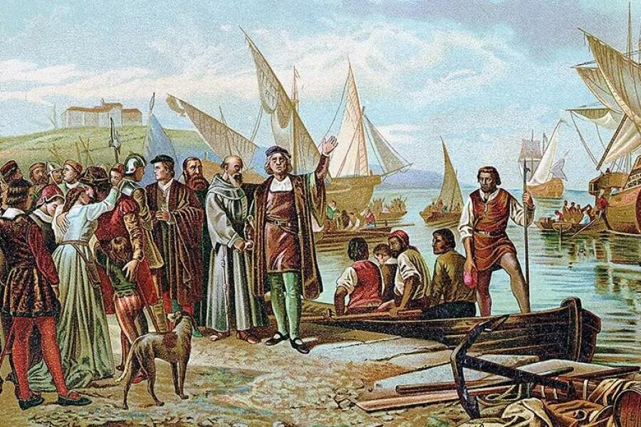 Экспедиция колумба достигла берегов америки. Экспедиция колумба достигла берегов америки
