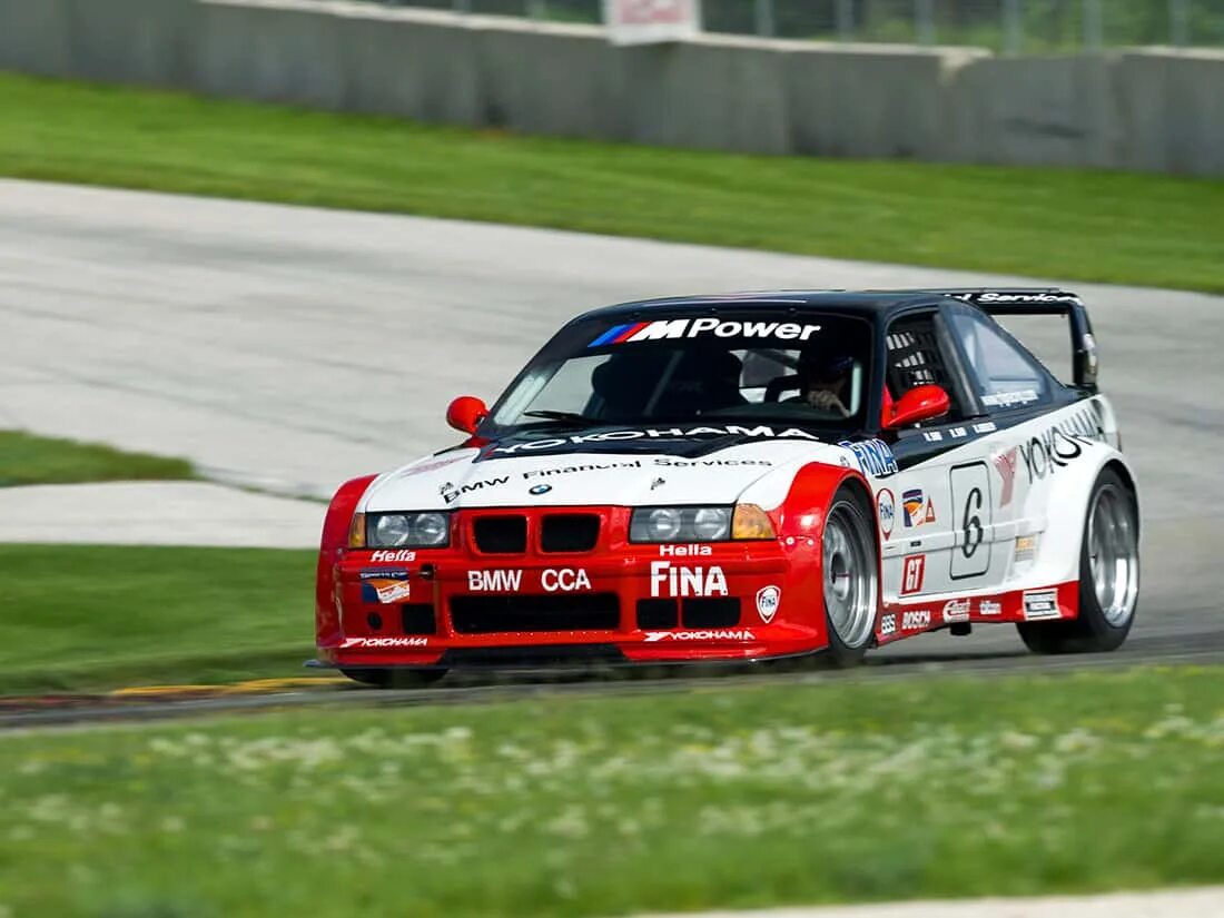 BMW Racing car. Audi Racing Team. BMW 325i 1989 for Race.