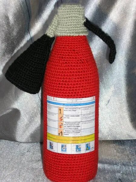 Fire Extinguisher Pattern Fire extinguisher, Crochet for boys, Crochet for kids