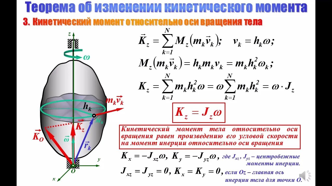 Как изменяется кинетический момент. Теорема об изменении кинетического момента. Ntjhtvf j, bpvtytybb rbytnbxtcrju jjvtynf. Теорема об изменении кинетического момента механической системы. Кинетический момент системы.