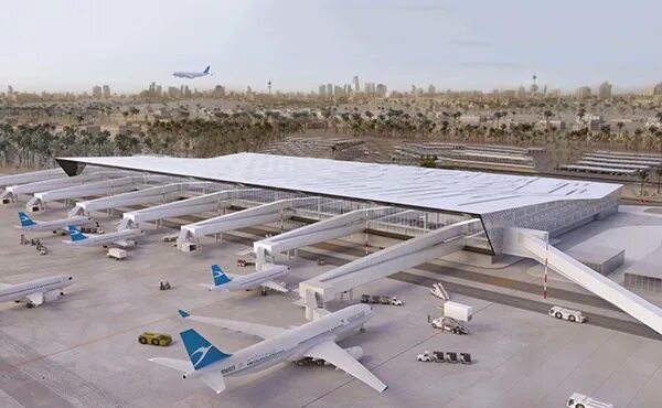 Кувейт аэропорт фото терминал 5 Kuwait International Airport Expansion Terminal 2 ProTenders