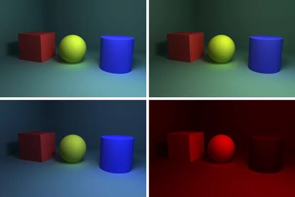 Colors and objects. Colors and objects