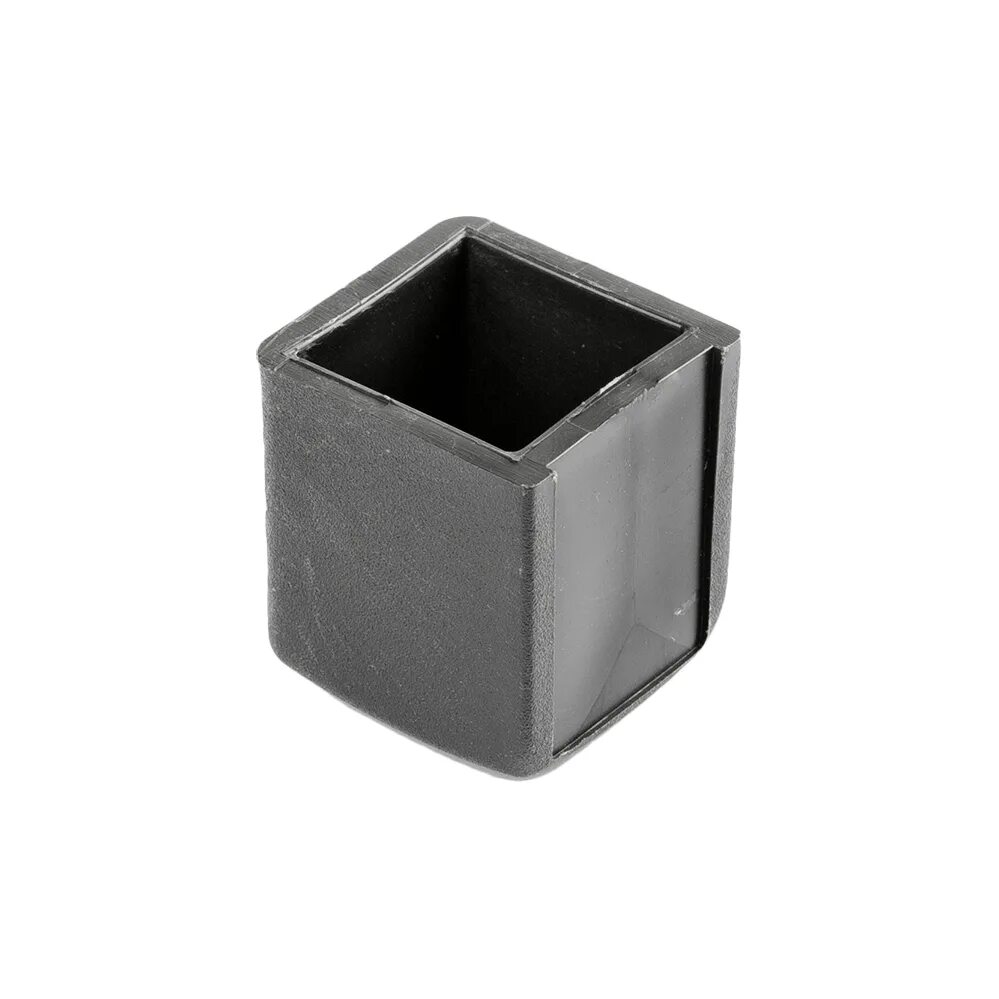 заглушка пласт. зк 25х25 заглушка. черн. квадрат 25х25 сфер. черн.