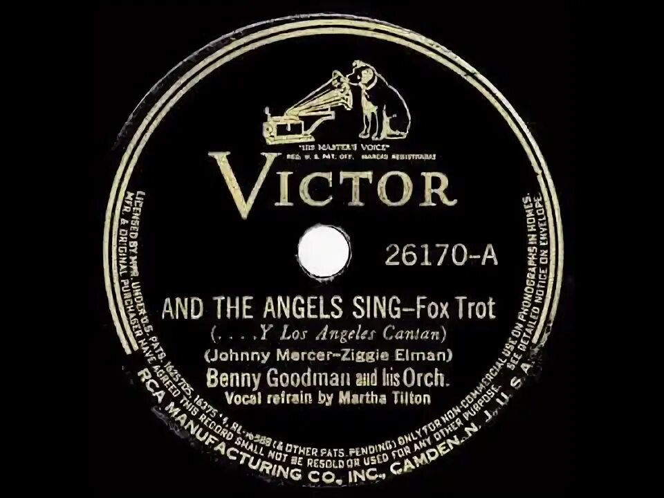 Оркестр бенни Гудмана ..Грампластинка Sing, Sing, Sing (with a Swing) ..1936.. The best of Benny Sings. Benny Sings little Donna. Martha Tilton -Music History картинки. Fox sing