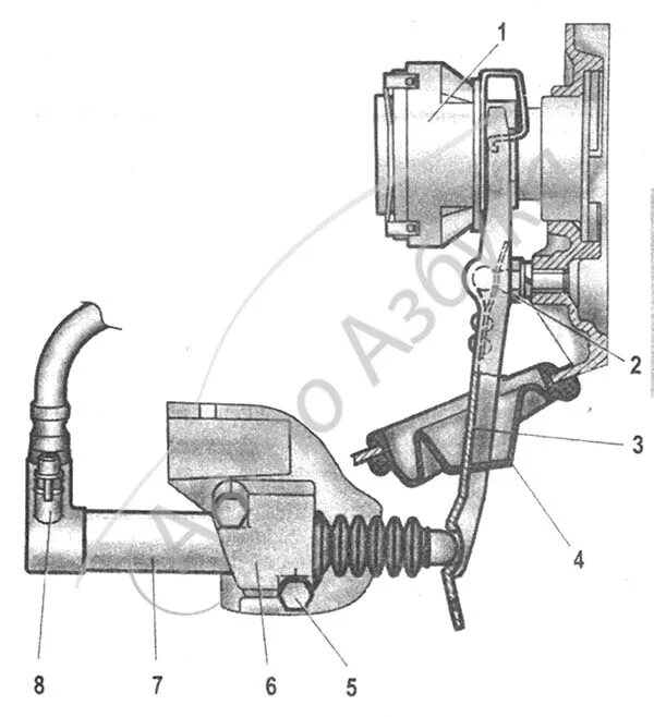 Привод сцепления Нива-Шевроле 2123. Привод сцепления Нива 21213. Гидравлический привод сцепления Нива Chevrolet. Привод сцепления ВАЗ 21213 Нива. Вилка привода сцепления