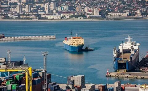 Крупный город порт черного моря