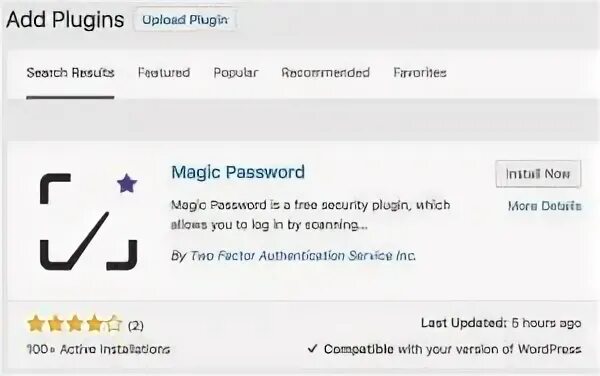 Password plugin