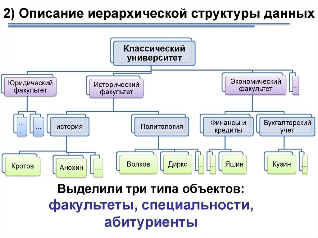 Описать структуру данных. Иерархическая структура. Структура иерархии. Структура университета. Иерархическая структура вуза.