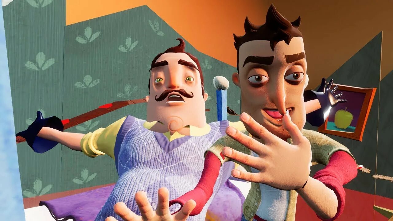 Суть игры neighbors. Hello Neighbor. Хеллоу нейбор 1. Hello Neighbor search and Rescue сосед. Привет сосед семья.