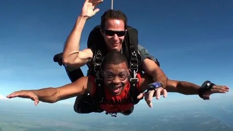 He s crazy skydiving