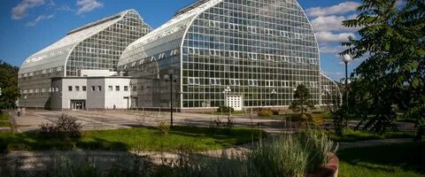 Новая фондовая оранжерея ботанического сада