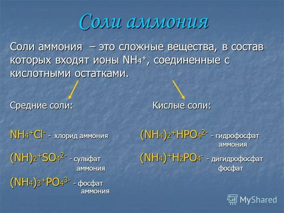 H2po4 класс соединения