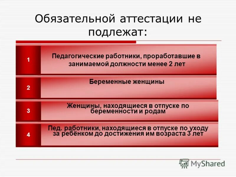 Аттестации не подлежат гражданские