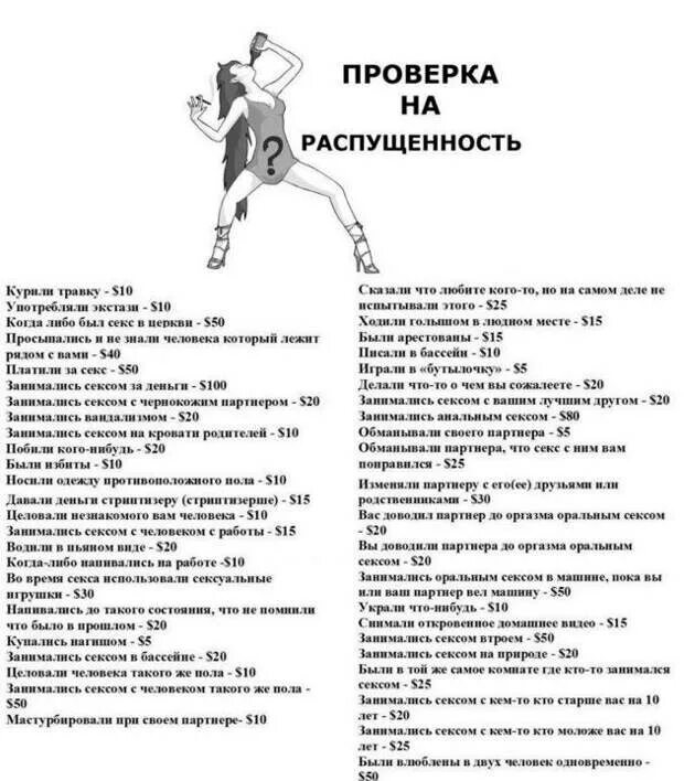 Тест на испорченность для девушек. Тест на распущенность. тест на испорченность для мужчин. тест на испорченность с баллами.