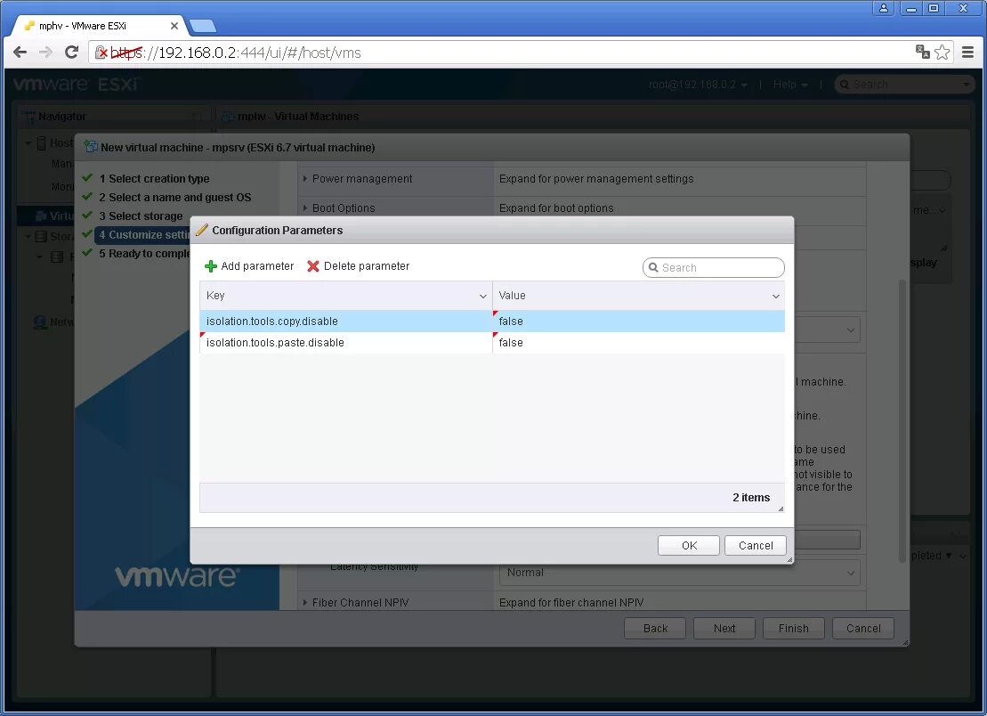 Vmware esxi windows. Esxi создание виртуальной машины. isolation.tools.copy.disable. vmware fibre channel san configuration guide. vm options advanced edit configuration copy paste.