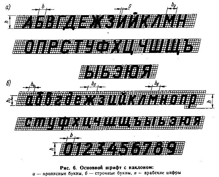 Шрифт 5 гост. Высота чертежного шрифта 20 мм. Чертежный шрифт типа б с наклоном 75 градусов. Чертежный шрифт б с наклоном. Наклонный шрифт чертежный.