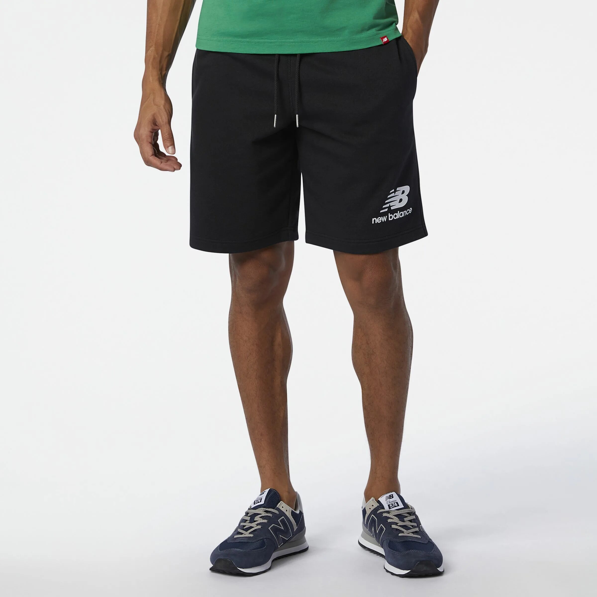 Шорты NB Essentials Stacked logo short. New Balance шорты 0759939. Шорты NB Essentials Stacked logo short черные. Шорты New Balance Celtic 2019/20. Шорты екатеринбург