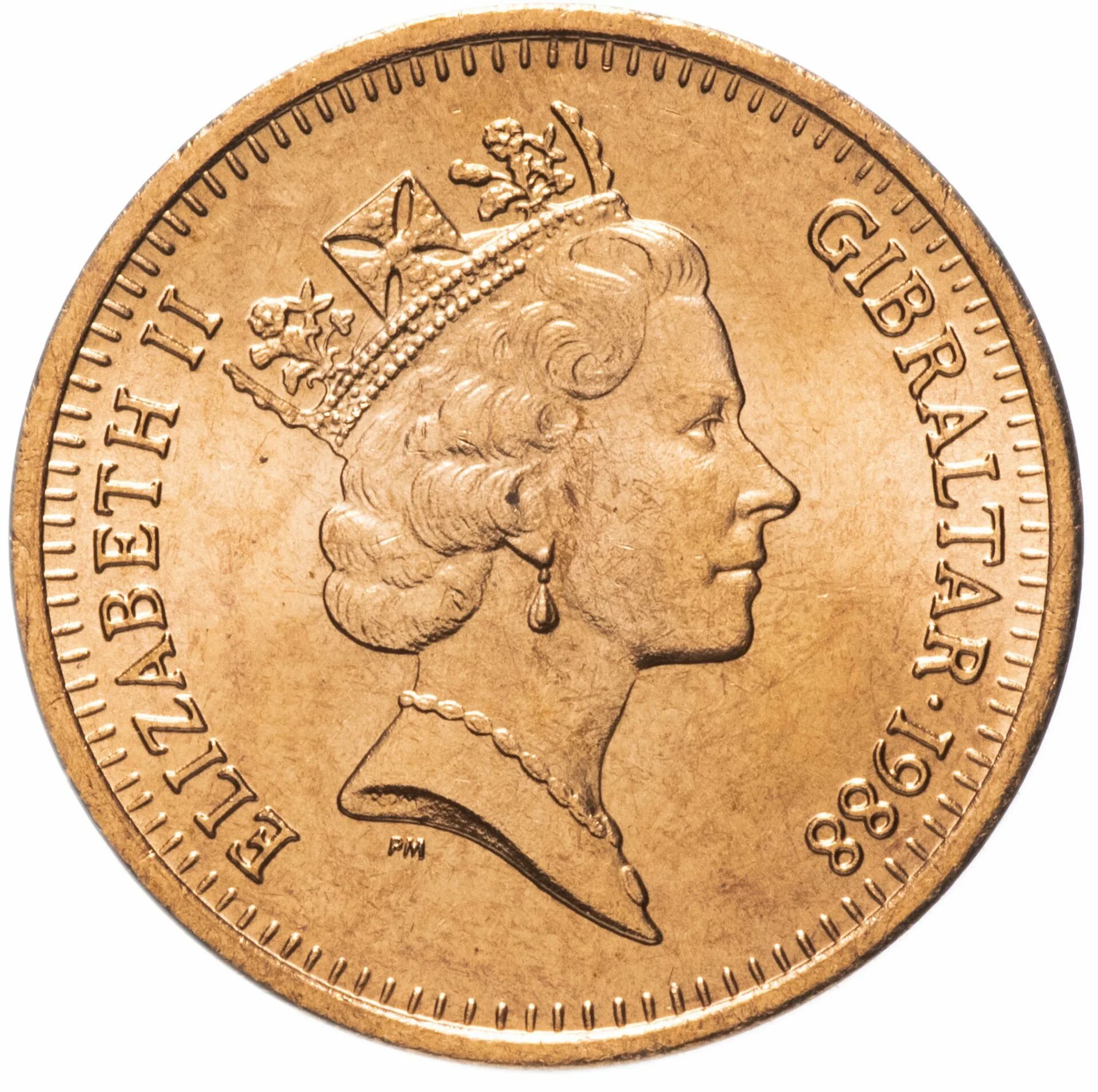 Pence монета Elizabeth 2. Two coins