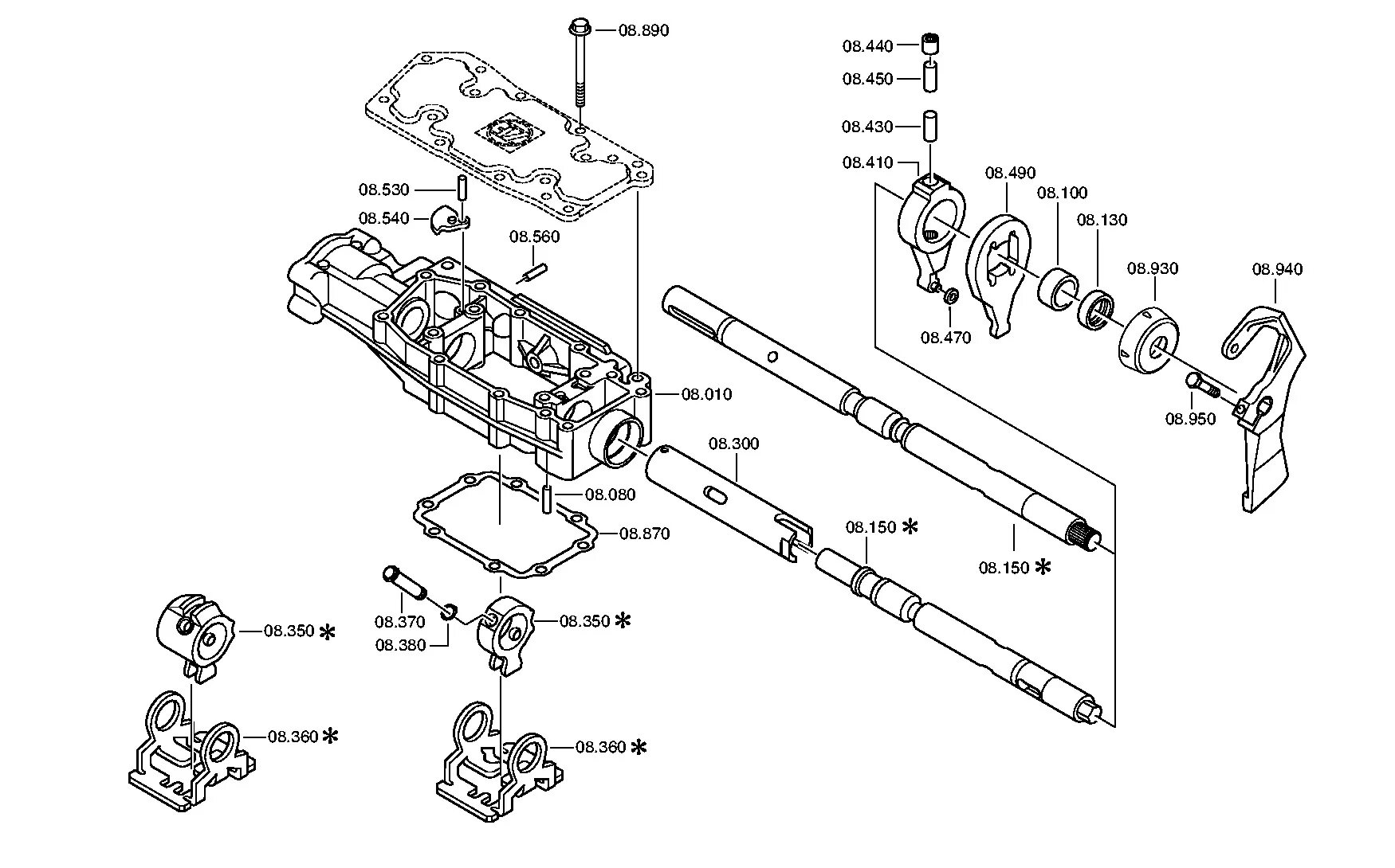 Переключение зф 16. Механизм переключения передач ZF 16s181. Механизм переключения КПП ЗФ 16 КАМАЗ. Схема КПП ZF 9s1310 КАМАЗ. Механизм переключения zf16s181.