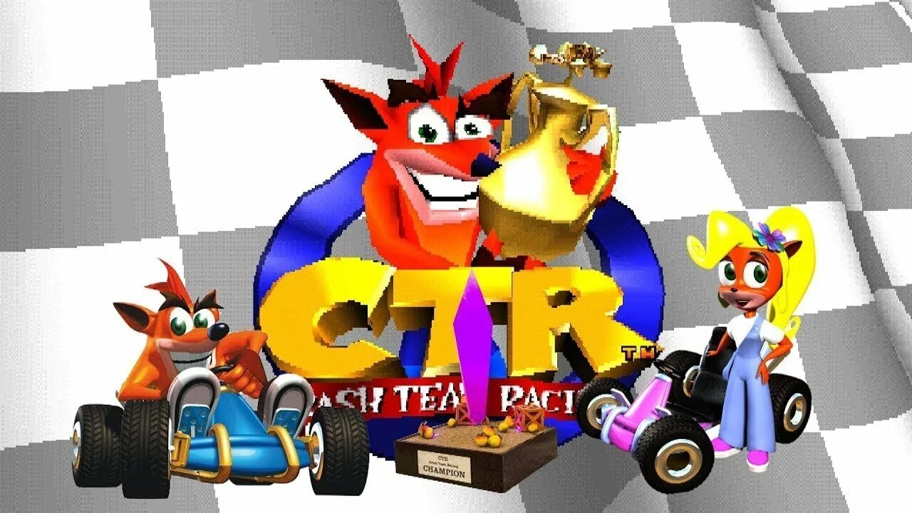 Игры crash team. Crash Team Racing. Краш баш гонки. Краш бандикут гонки пс1. Crash Team Racing 1999 Intro.