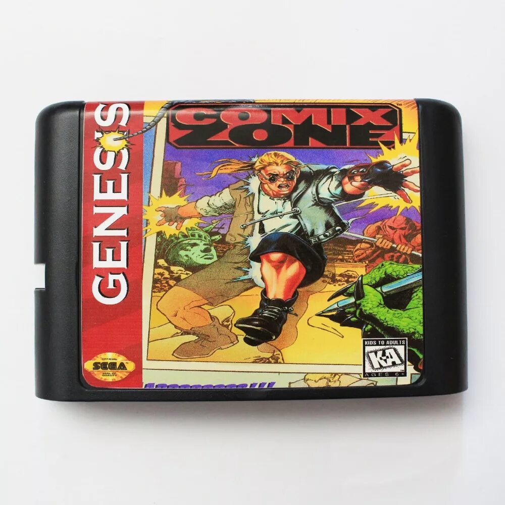 Игра на сега комикс. Картридж comix Zone (Sega (16 bit). Comix Zone Sega Cartridge. Sega Mega Drive comix Zone. Обложка картриджа comix Zone (Sega (16 bit).