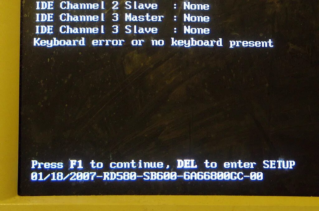 Press del to enter. Press f1. Экран Post BIOS. Keyboard not found Press f1 to continue. Ошибка биос.