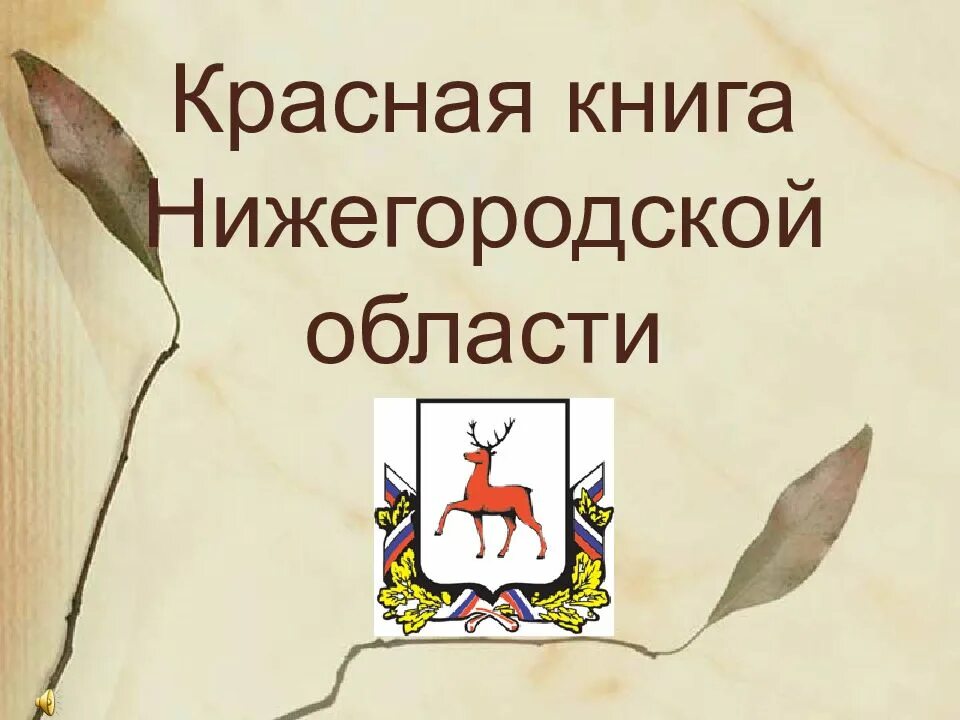 Красная книга нижнего новгорода