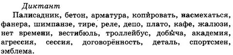 Диктант по русскому 6 класс имя существительное