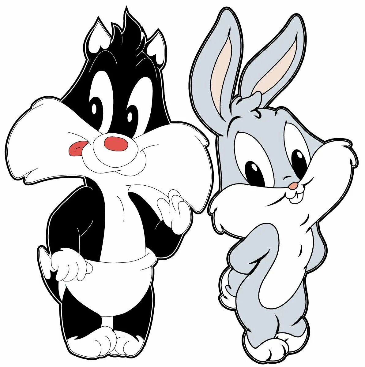 Мультяшные картинки. Baby Looney Tunes Сильвестр. Кот Сильвестр бэби Луни Тюнз. Бэби Луни Тюнз маленький Сильвестр. Baby Looney Tunes бэби Багз Банни.