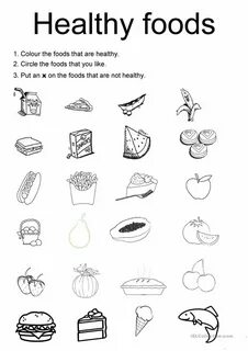 Food worksheets