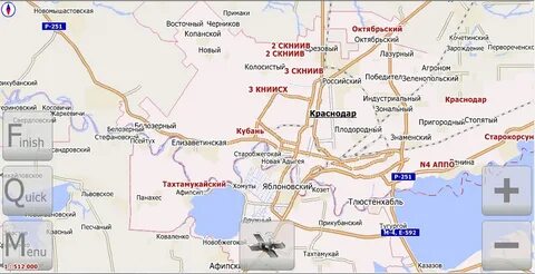 Карта станица красноармейская краснодарского
