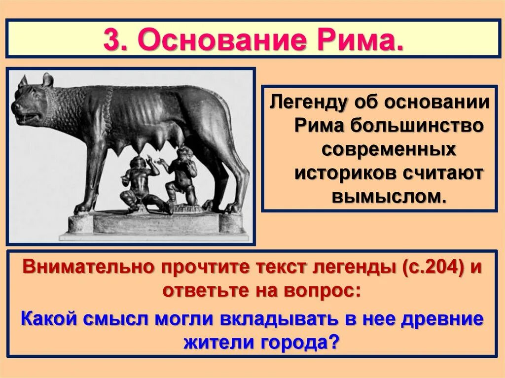 Основание древнего рима 5 класс. Основание Рима. Год основания Рима. История основания Рима.