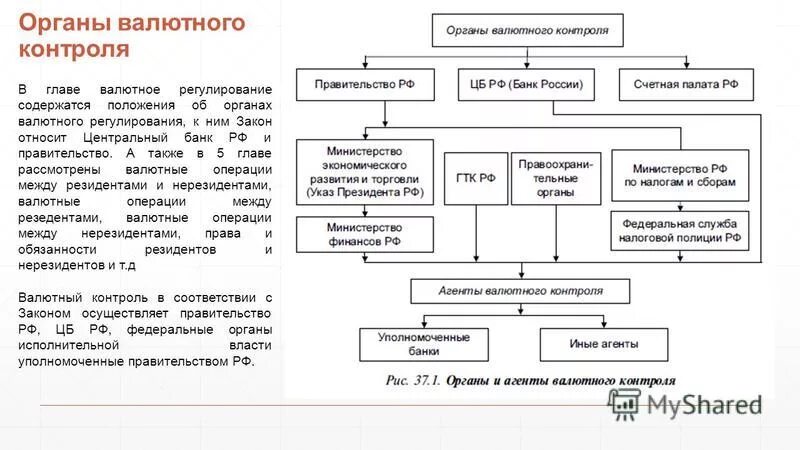 Валютный контроль в казахстане. Органы валютного регулирования и валютного контроля в РФ. Система валютного регулирования и валютного контроля в РФ схема. Система органов и агентов валютного контроля в Российской Федерации. Схема «органы и агенты валютного контроля»..