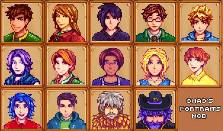 Stardew mod portrait. Stardew valley портреты персонажей. стардью валли персонажи портреты. stardew valley аниме портреты. шейн stardew valley аниме портрет.