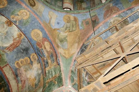Фрески спасо мирожского монастыря