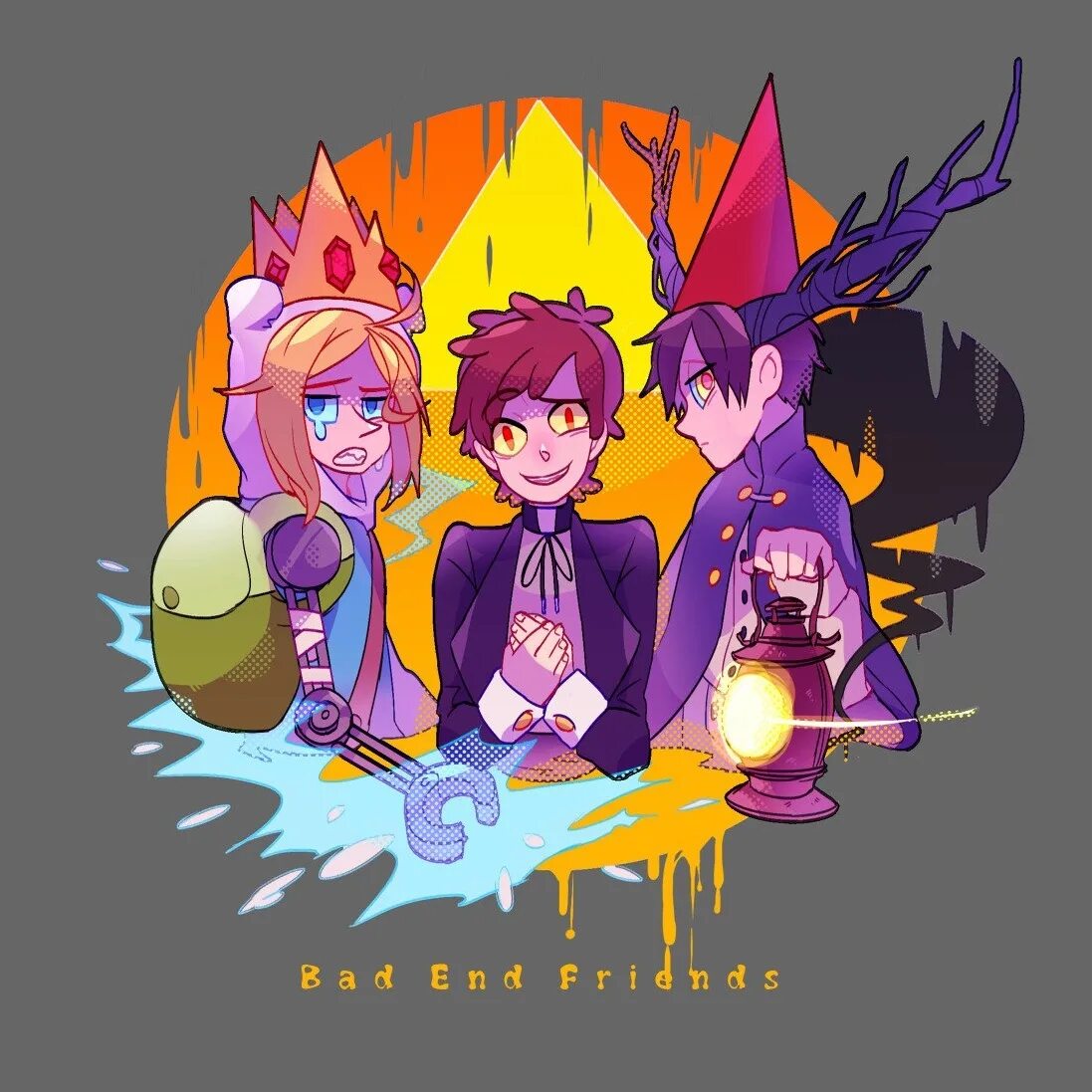 Bad end. Bad end friends персонажи wirt. bad end friends кроссовер. bad end friends персонажи биппер. bad end friends финн.