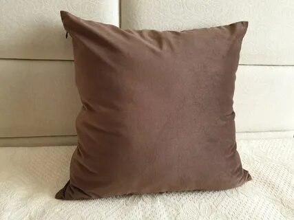 Подушка коричневая