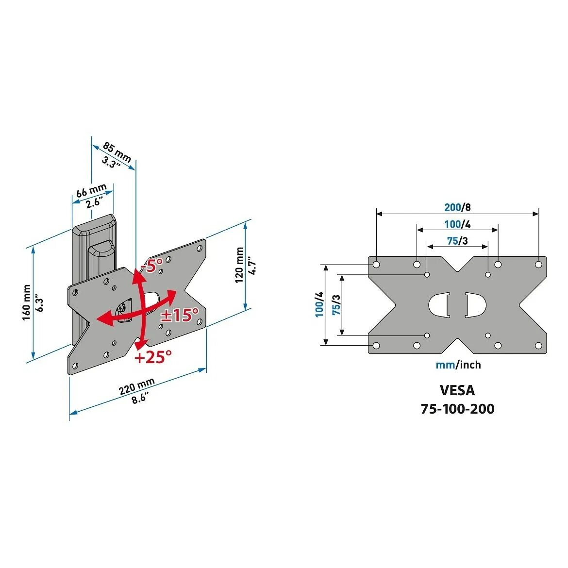 Vesa крепления купить. VESA 200x100 кронштейн для телевизора. Крепление VESA 200*100. Стандарт VESA 200x100. VESA 100х100 кронштейн.