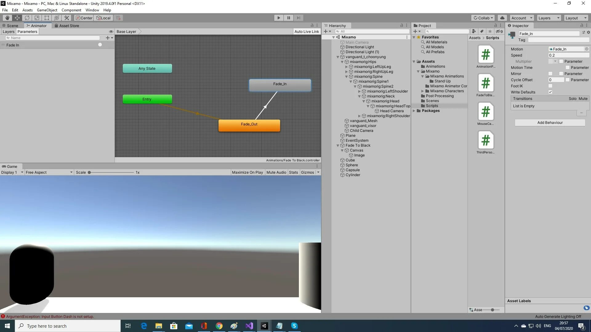Скорость unity. Скорость unity