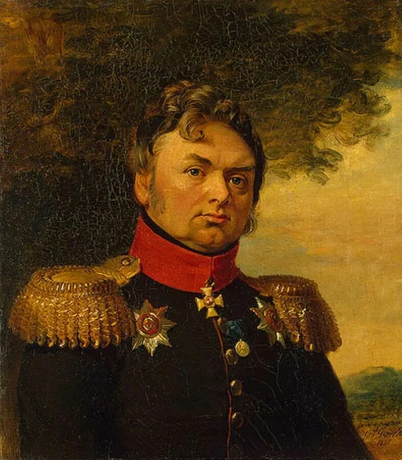 Генерал Чоглоков. Джордж ДОУ портрет Николая Николаевича Раевского.