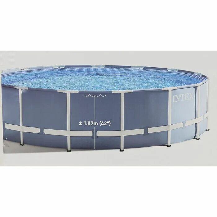 Бассейн каркасный 457х122 купить. Каркасный бассейн 457х122см Prism frame Pool. Бассейн Интекс 457х122 каркасный. Prism frame Set бассейн. Бассейн каркасный Intex 457х122см.