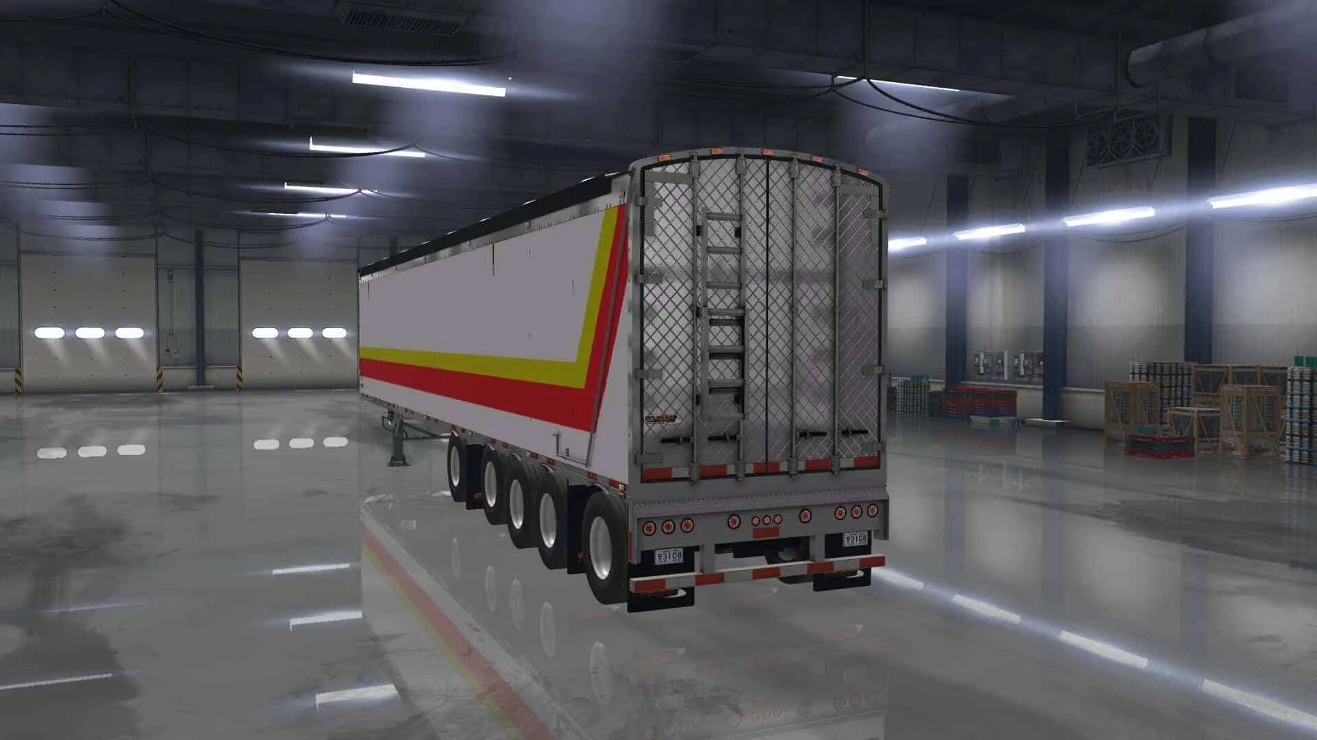 "walking floor"тонар. X трейлер. X trailer. Peterbilt truck 579. Модель: v-trailer 314 (1 ось подъёмная ).