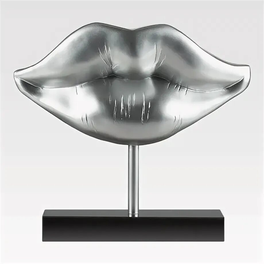 Губы дали купить. Серебряные губы. Декор статуэтки губы. Серебристые губы. Статуэтки в стиле Авангард.