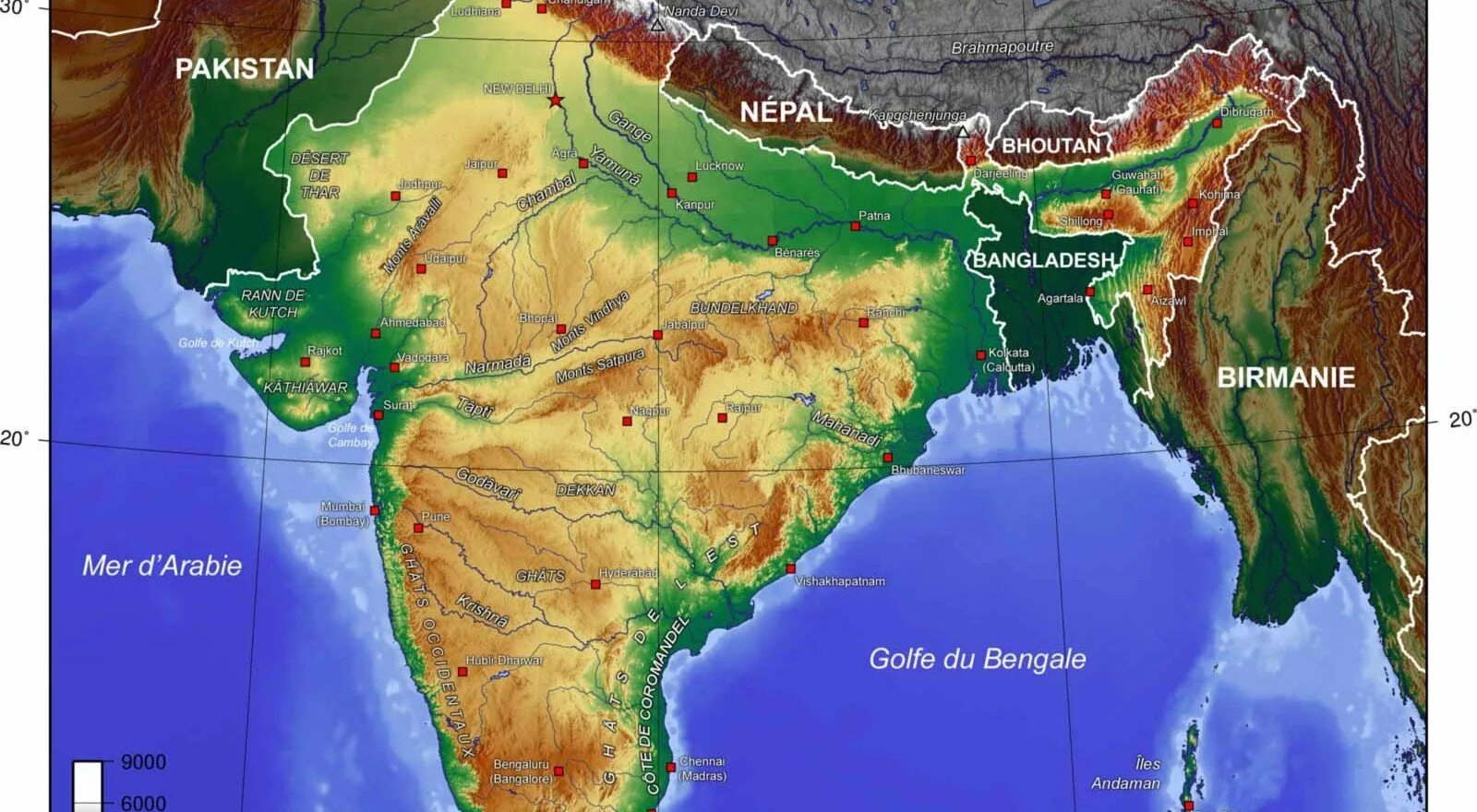 Индия плоскогорье декан. Рельеф Индии карта. Плоскогорье декан на карте Индии. Физическая карта Индии.