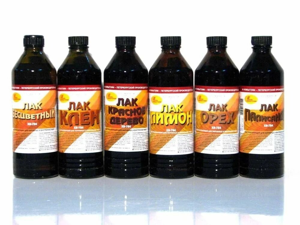 Виды лаковых
