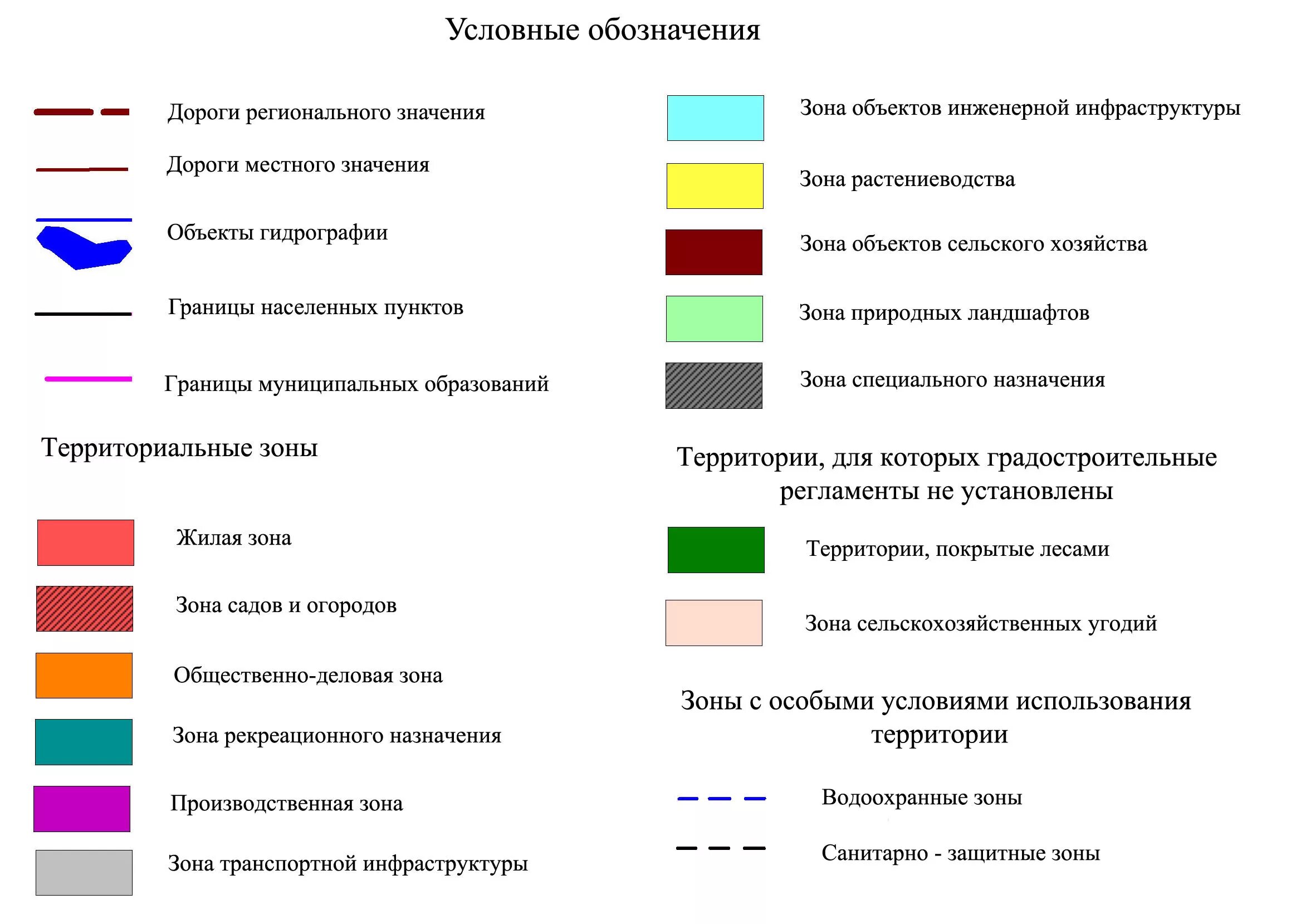 Каким цветом обозначается на карте