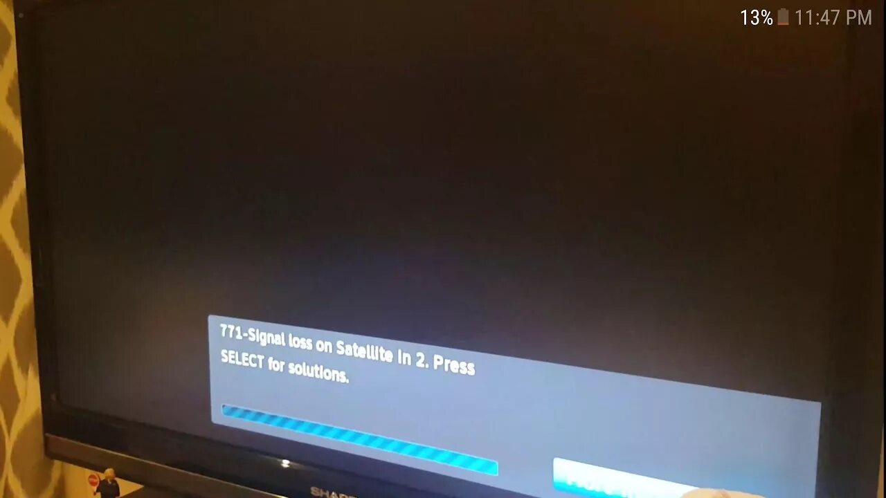 Ошибки телевизора сони. TV Error. Фото ошибки на телевизоре. DIRECTTV Error. Ошибка 771.