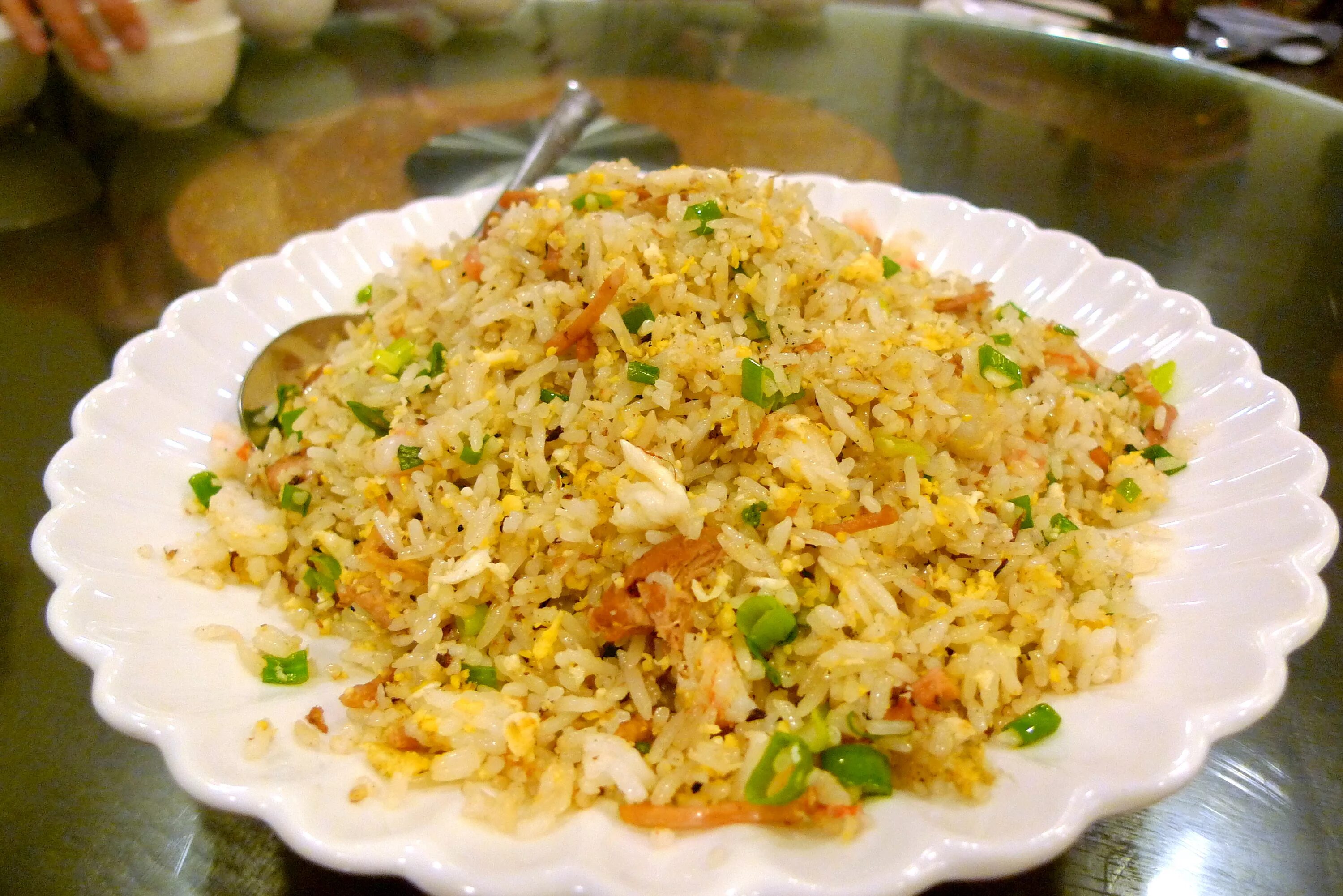 Как приготовить жареный рис по китайски. Фрайд Райс. Жареный рис (Fried Rice). Джедзян рис.