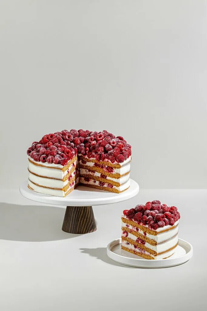 Три орешка торты. Открытые торты. Оформление торта. Украшение торта малиной. Торт с ягодным декором.