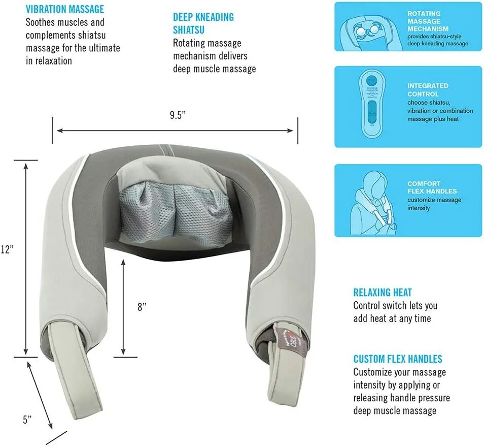 Инструкция применения neck massager. Массажер Shiatsu Rotating Massager Heat. Адаптер для Shiatsu Rotating Massager with Heat характеристики. Массажер Neck kneading инструкция. Kneading Massager инструкция на русском